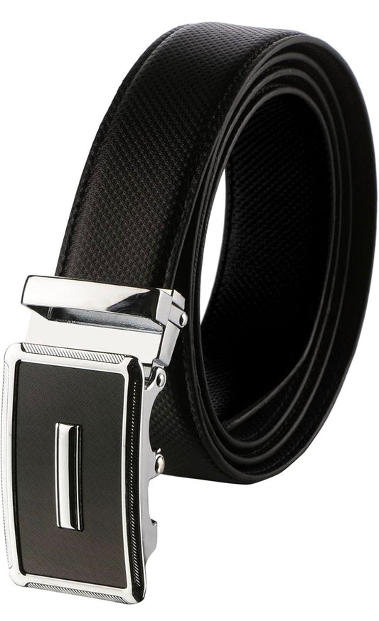 Creature Formal/Casual Black Color Genuine Leather Belts For Men (Length- 46 inches||40MM||BL-042-BLK)